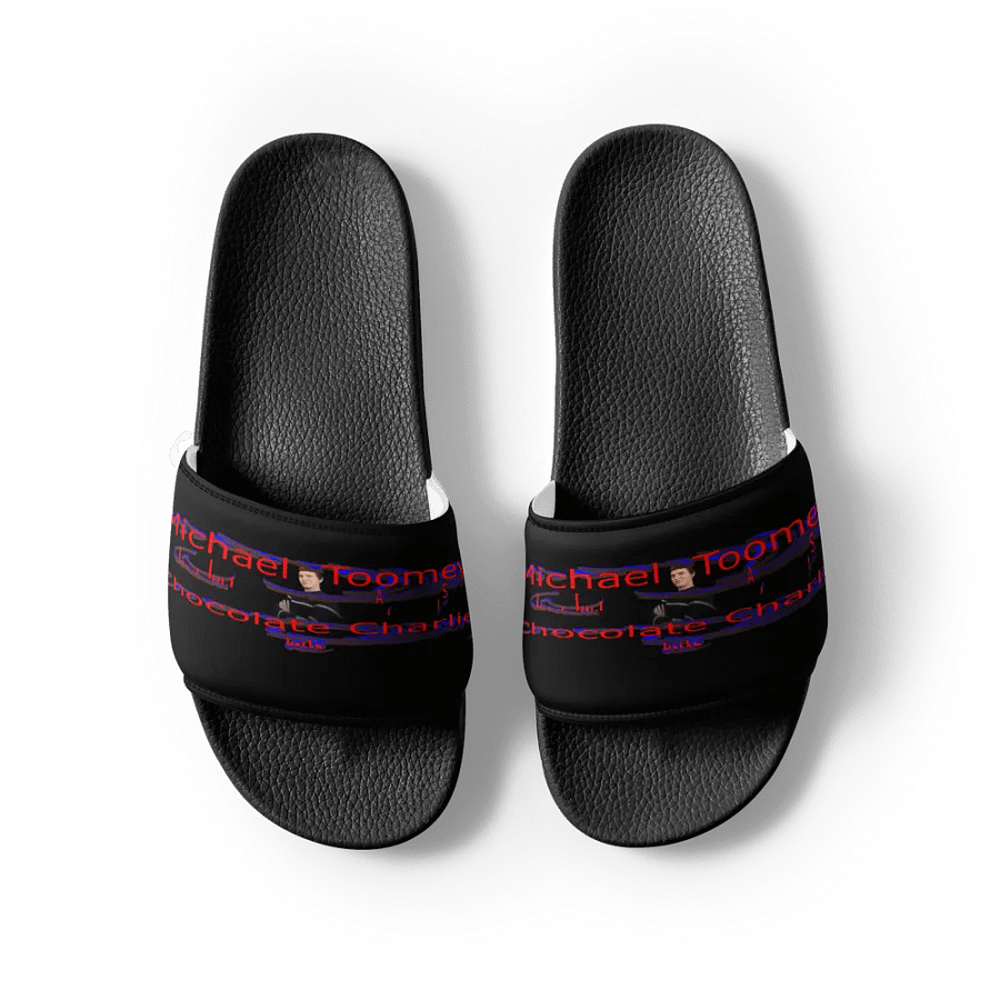 Michael Toomey As Chocolate Charlie 00 - Black Men's Slides product image (5)