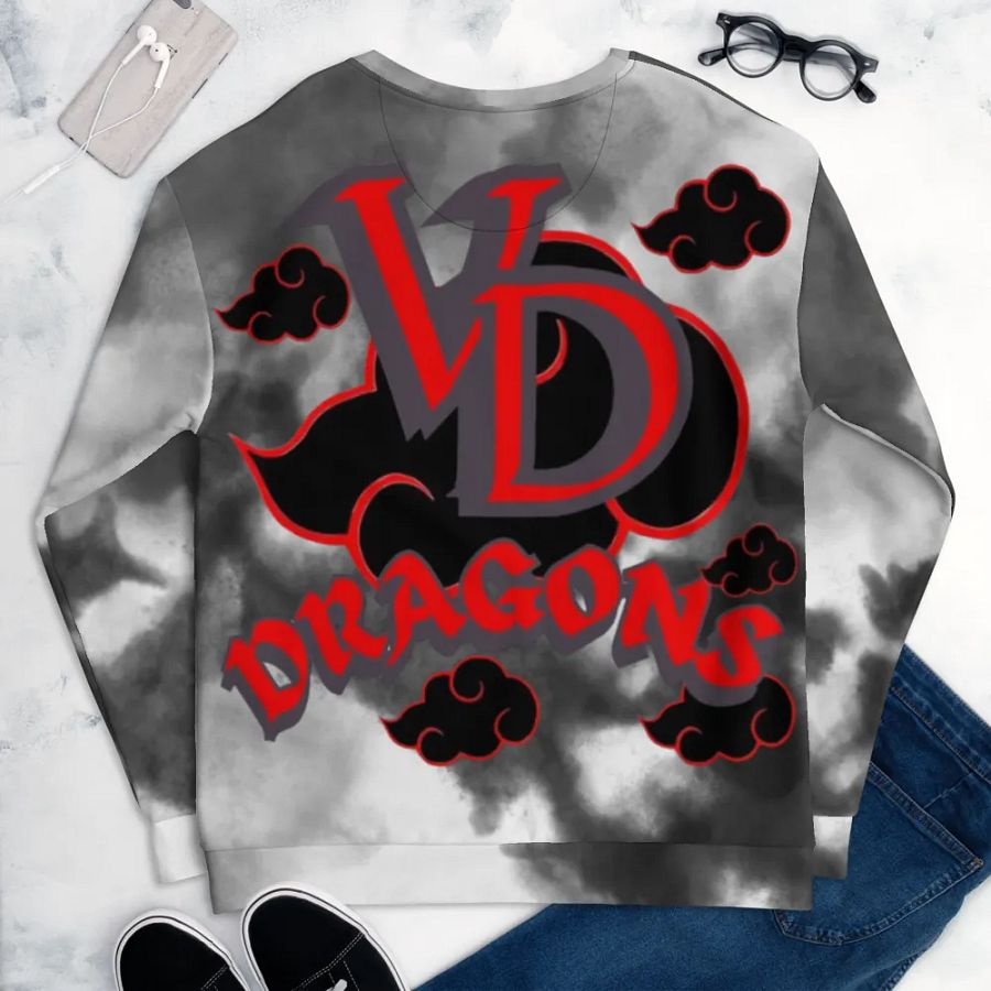 THE BLOOD RED RAIN CLOUD overcast sweatshirt product image (9)