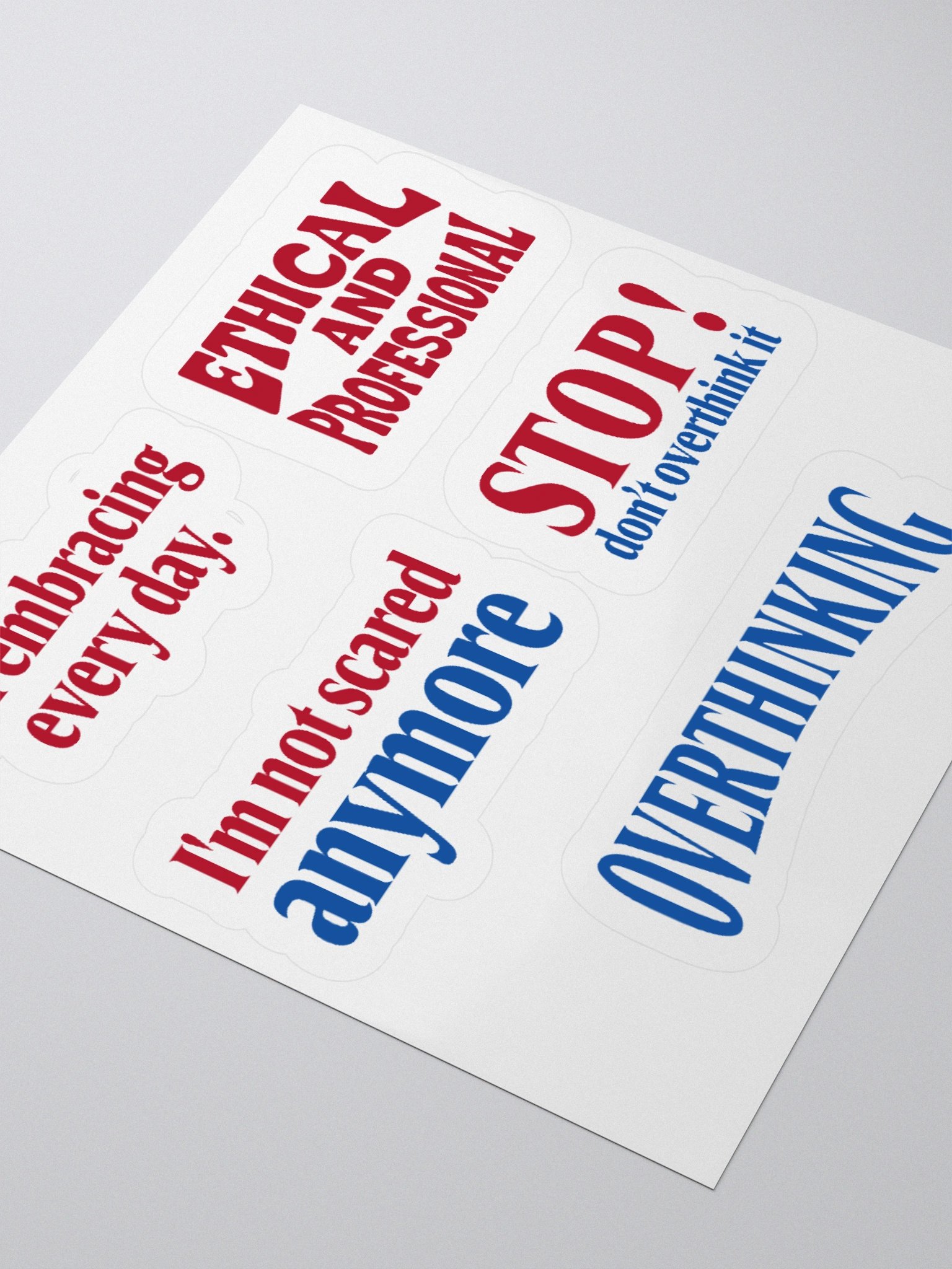 Overthinking stickers product image (3)