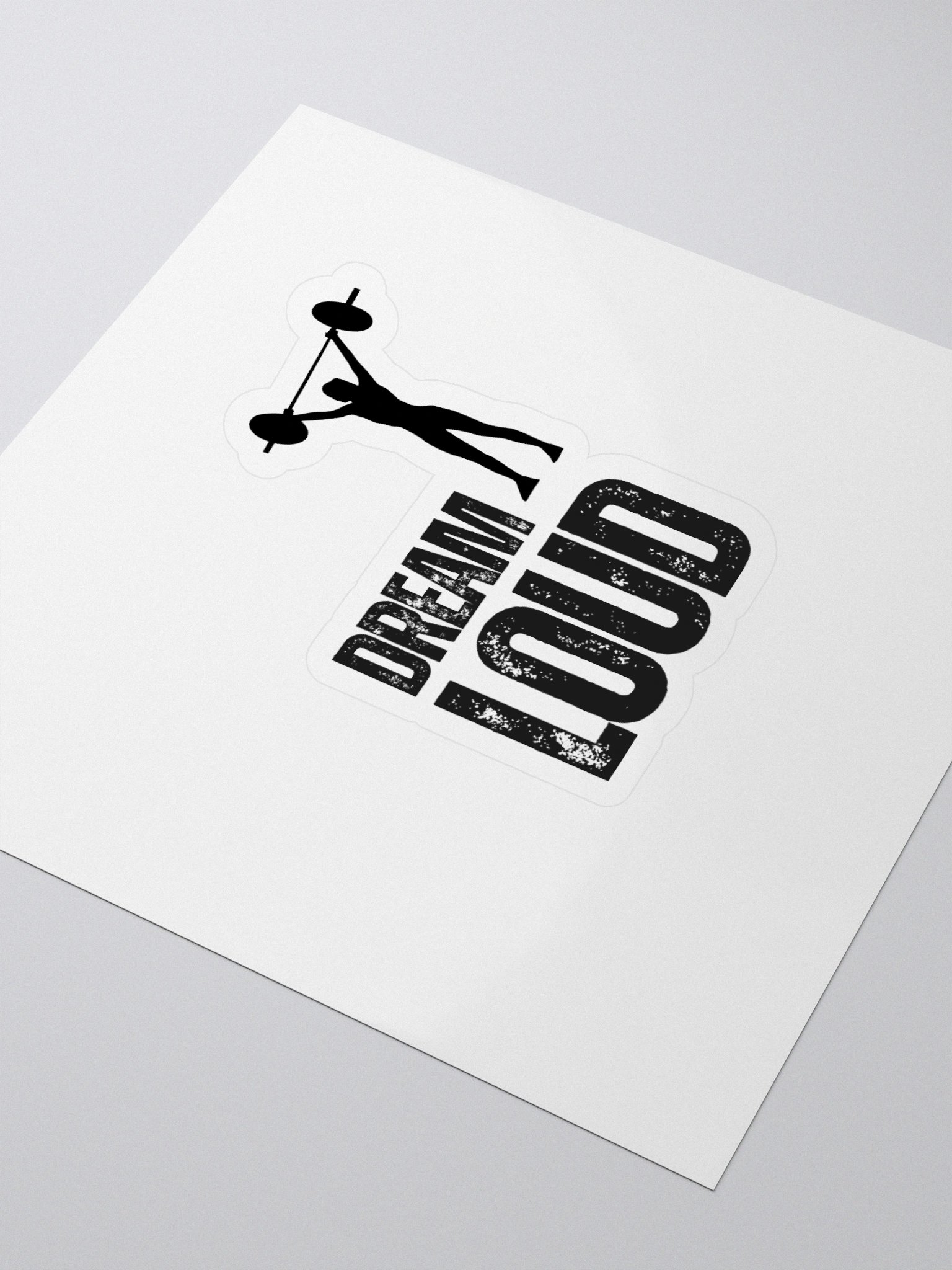 Dream Loud - Woman Lifting - Sticker product image (3)
