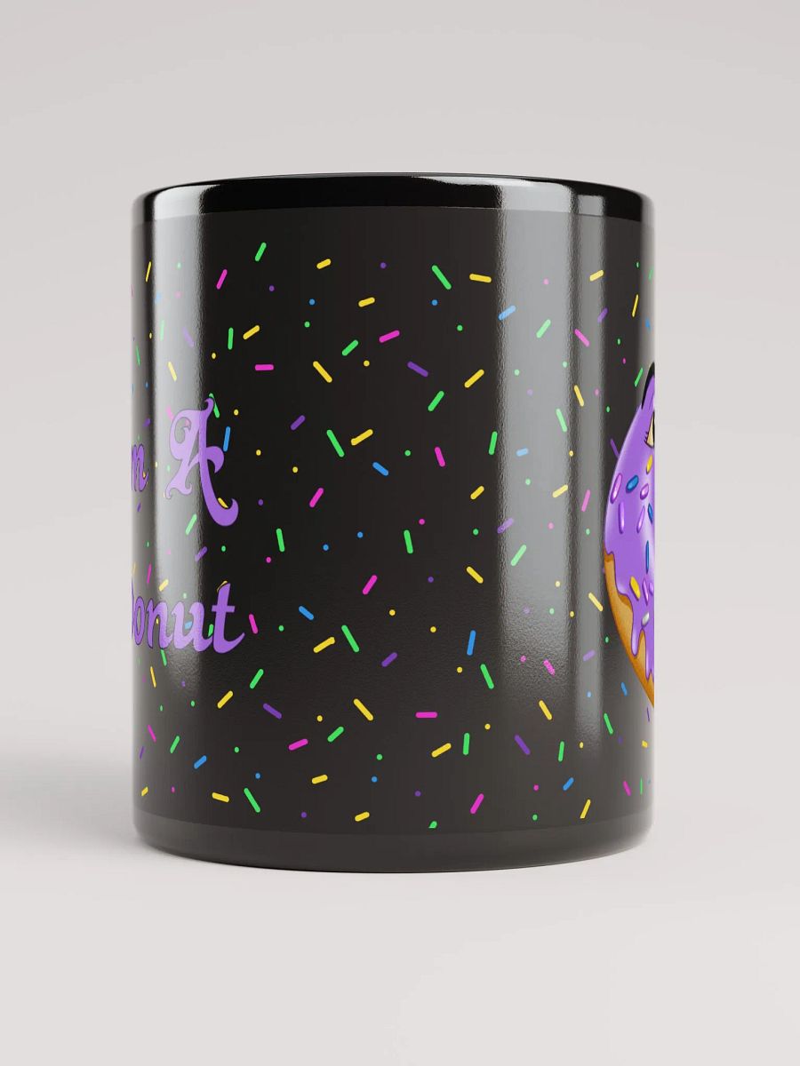 I'm A Donut Black Mug product image (9)