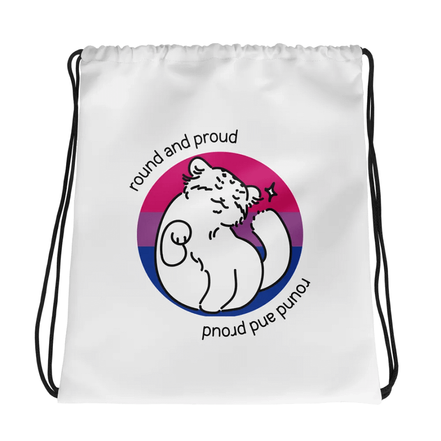 Round and Proud Manul Bisexual Version - Drawstring Bag product image (1)