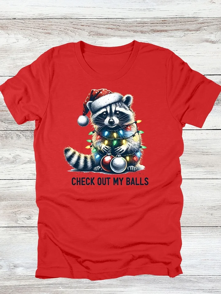 Christmas Raccoon T-Shirt product image (1)