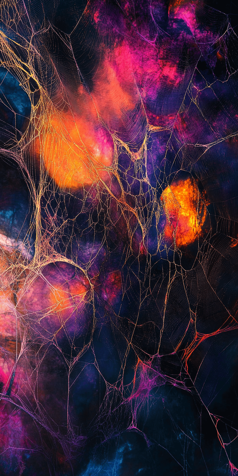 Phone Background Spiderweb product image (8)