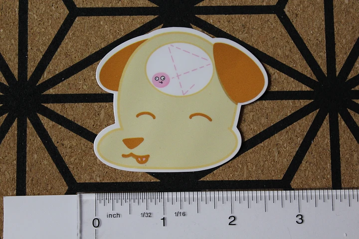 1 brain cell dog sticker product image (1)