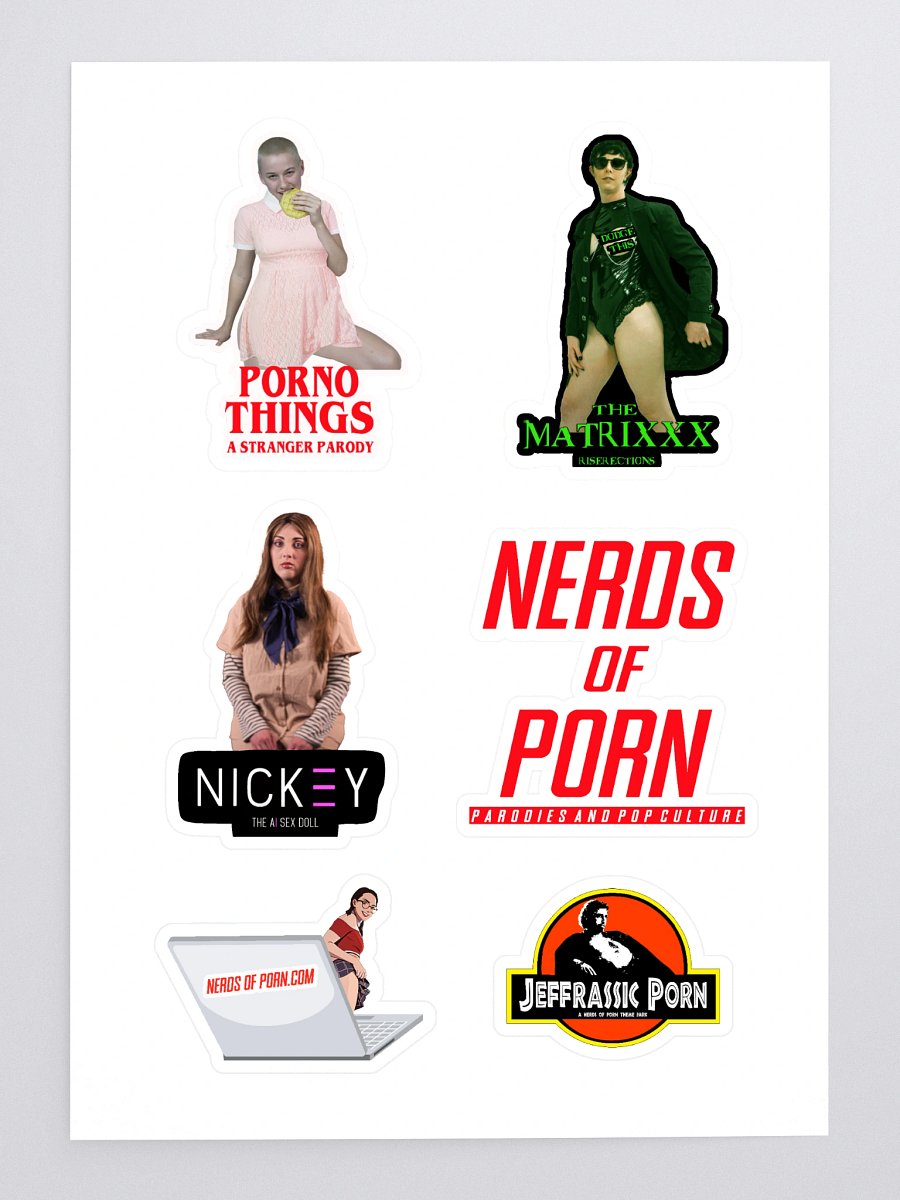 Nerds Of Porn Sticker Pack product image (3)