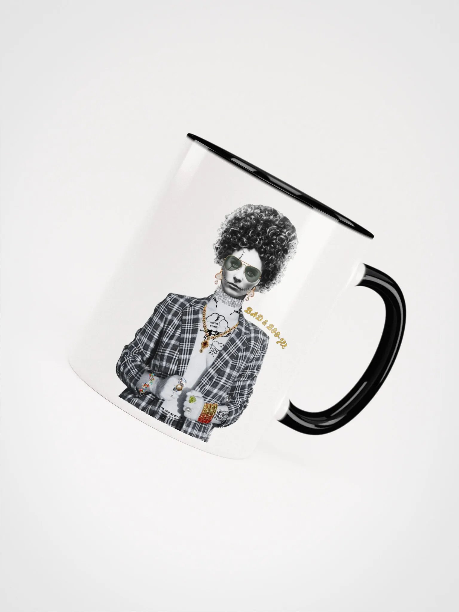 Bad & Boo-Jee Bride Ceramic Mug with Color Inside product image (4)