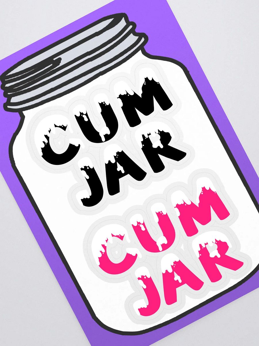 Cum Jar Stickers product image (2)