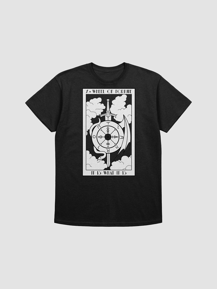 X The Wheel of Fortune Dark Mode Heavyweight T-Shirt product image (1)