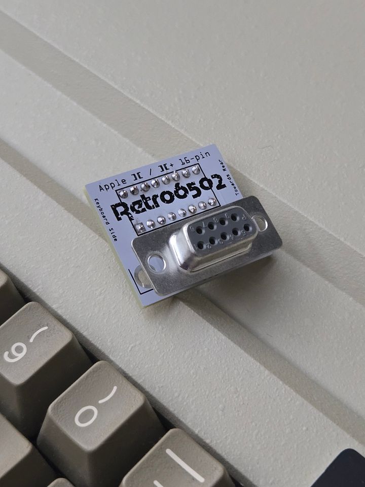 Apple II 16-pin to 9-pin (Female) Joystick Adaptor - Apple II, Apple II+ product image (1)