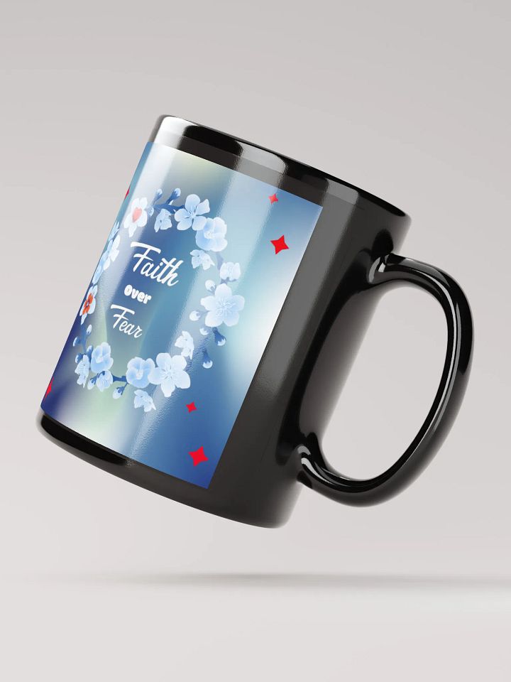 Faithful Blooms Mug Ceramic Coffee Mug with Handles. Reusable Drinkware for Home Office, Stylish Summer Gifts product image (4)