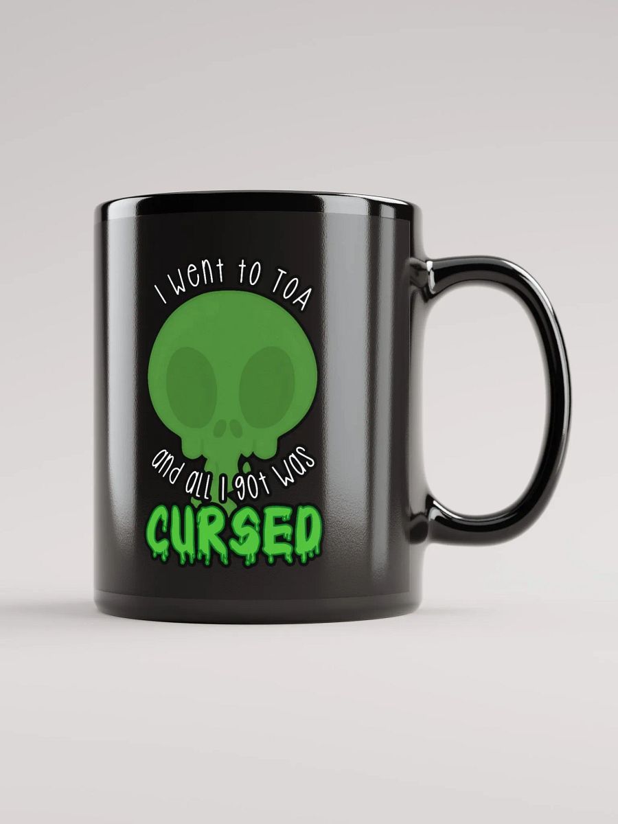 All I Got Was Cursed - Hunter - Black Glossy Mug product image (1)