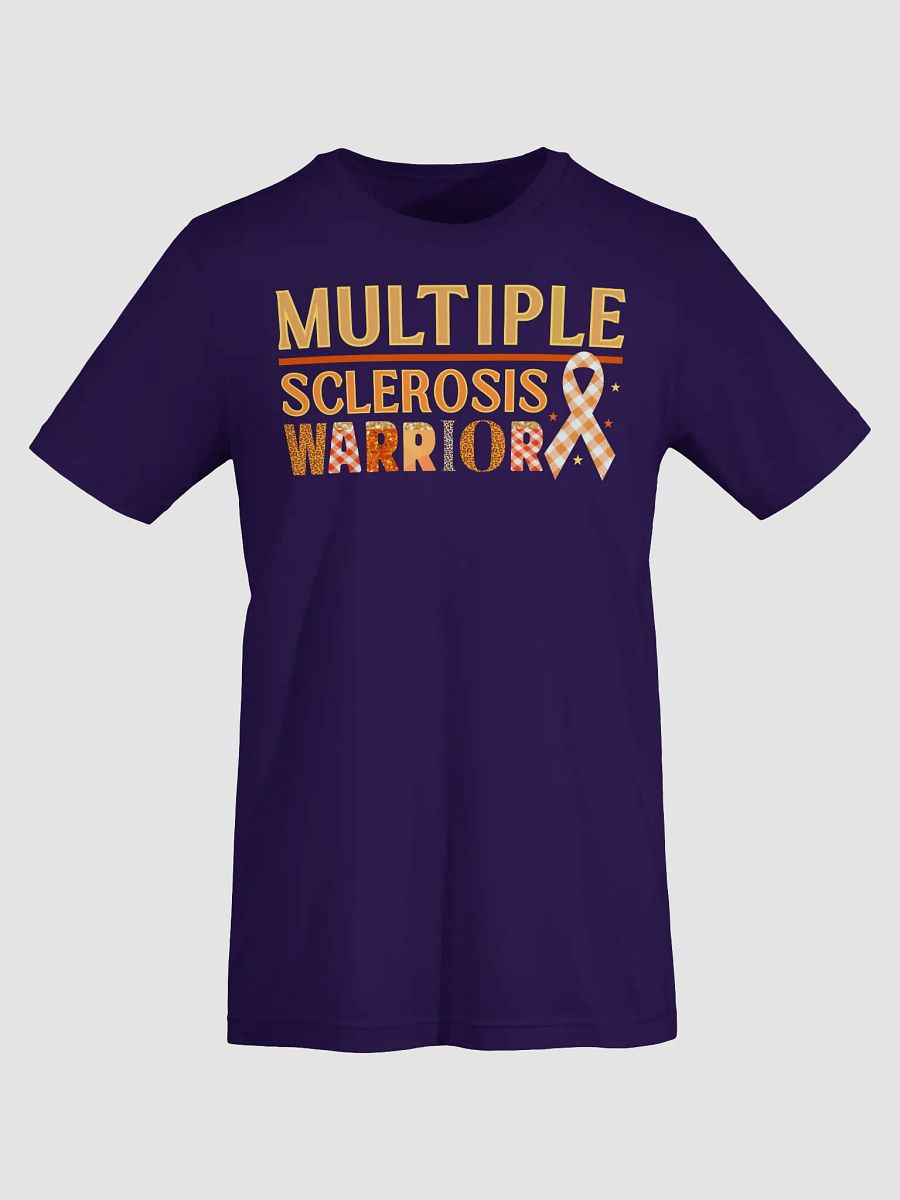 Multiple Sclerosis Warrior, Awareness Bella Canvas T-shirt product image (15)