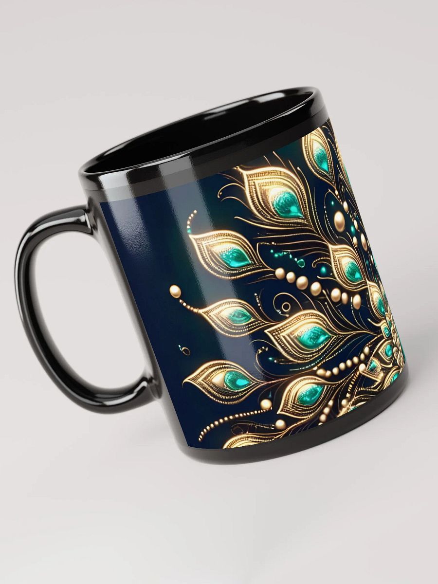Ornate Peacock Feathers Mug product image (5)