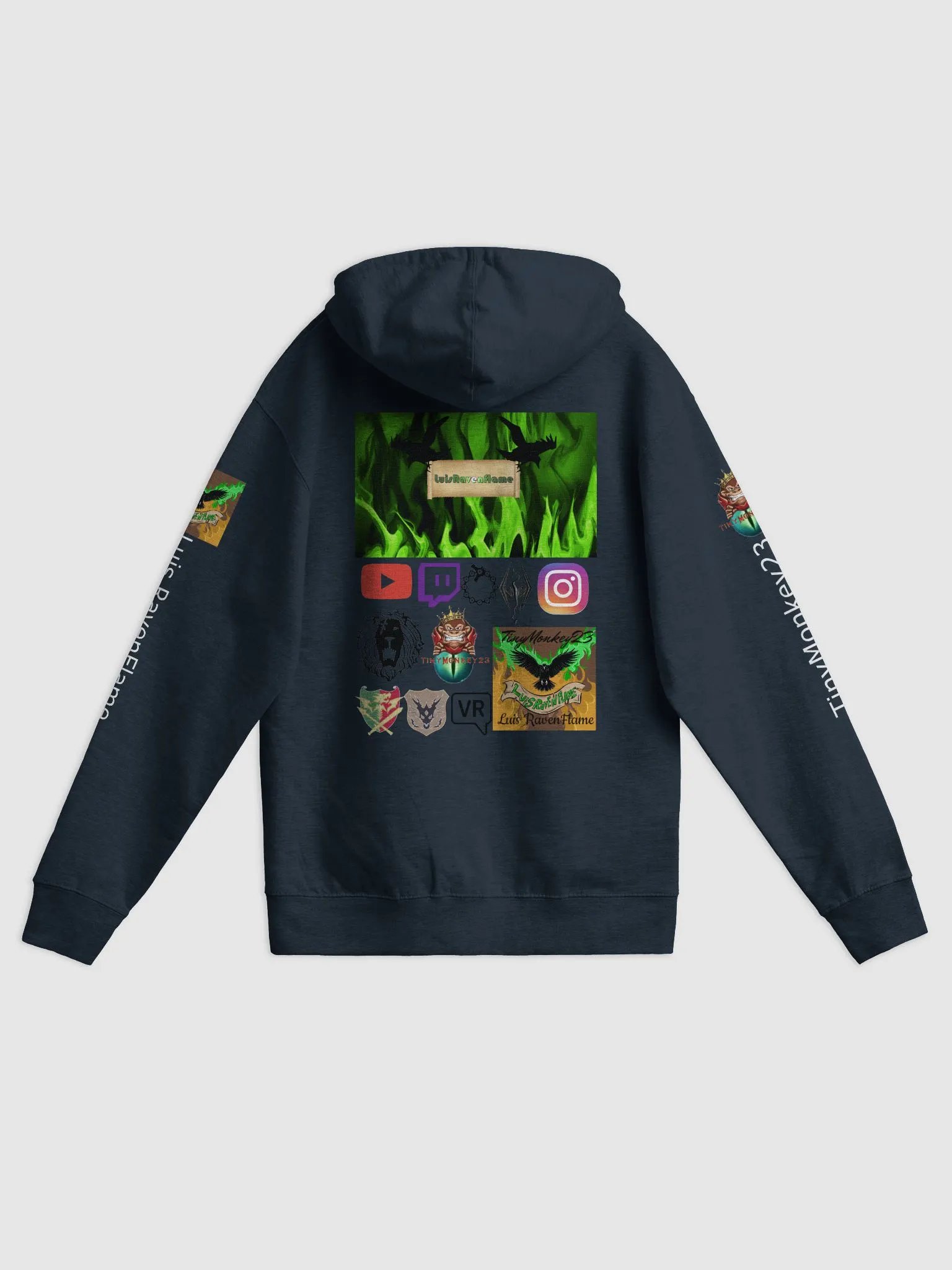 Luis RavenFlame & TinyMonkey23 Colab Sweater Signed product image (3)