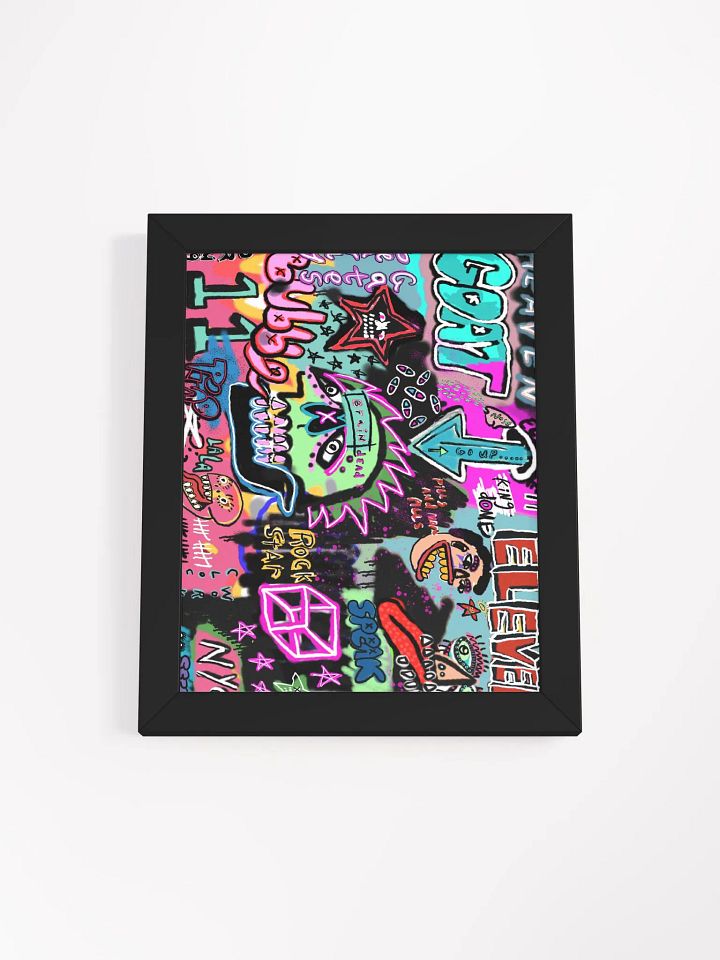 Graffiti Brain (Framed Poster) by Ross Pino product image (9)