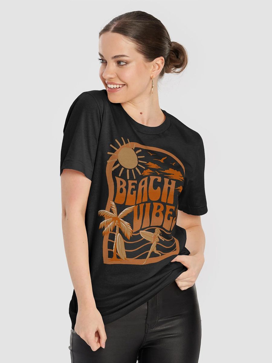 Beach vibes retro beach shirt, summer beach tshirt, seaside tee summer gift product image (8)