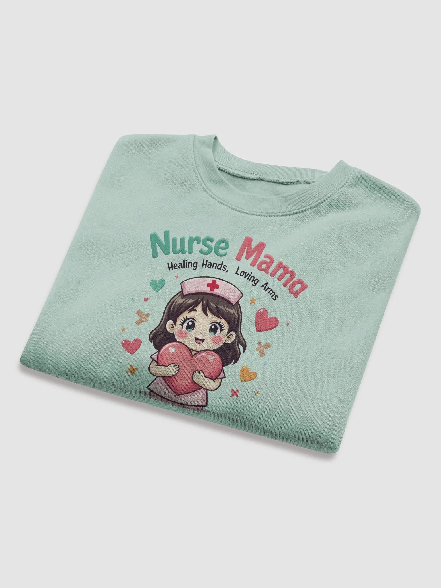 Nurse Mama Fleece Crop Sweatshirt product image (24)
