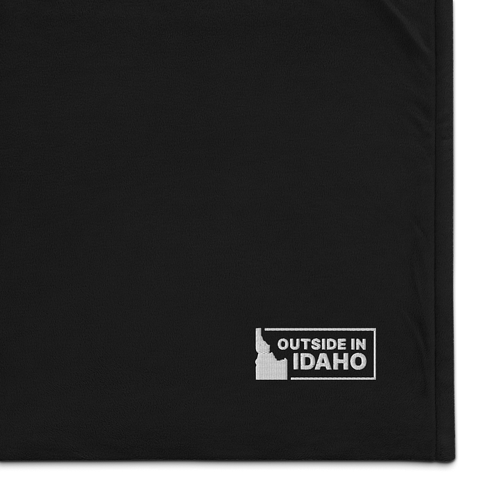 Outside in Idaho Embroidered Sherpa Blanket product image (1)
