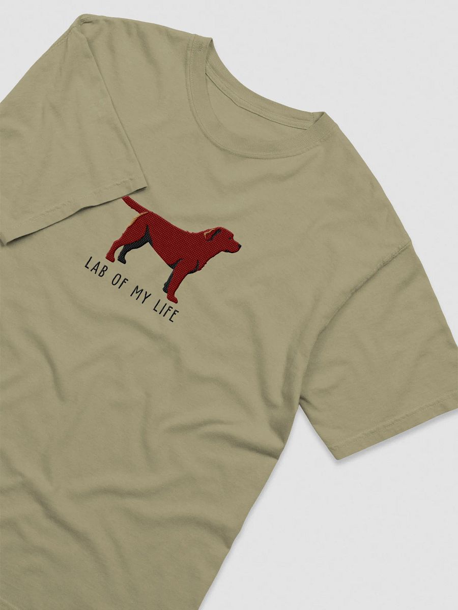 Lab of My Life T-Shirt(Embroidered) of a Labrador Retriever(Chocolate) product image (11)