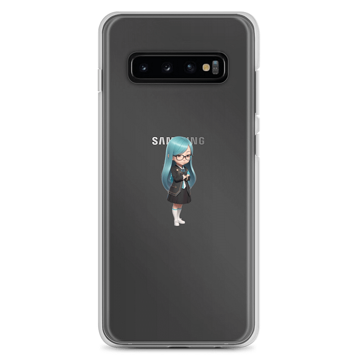 (Aqua CHIBI) K Clear Case for Samsung product image (1)