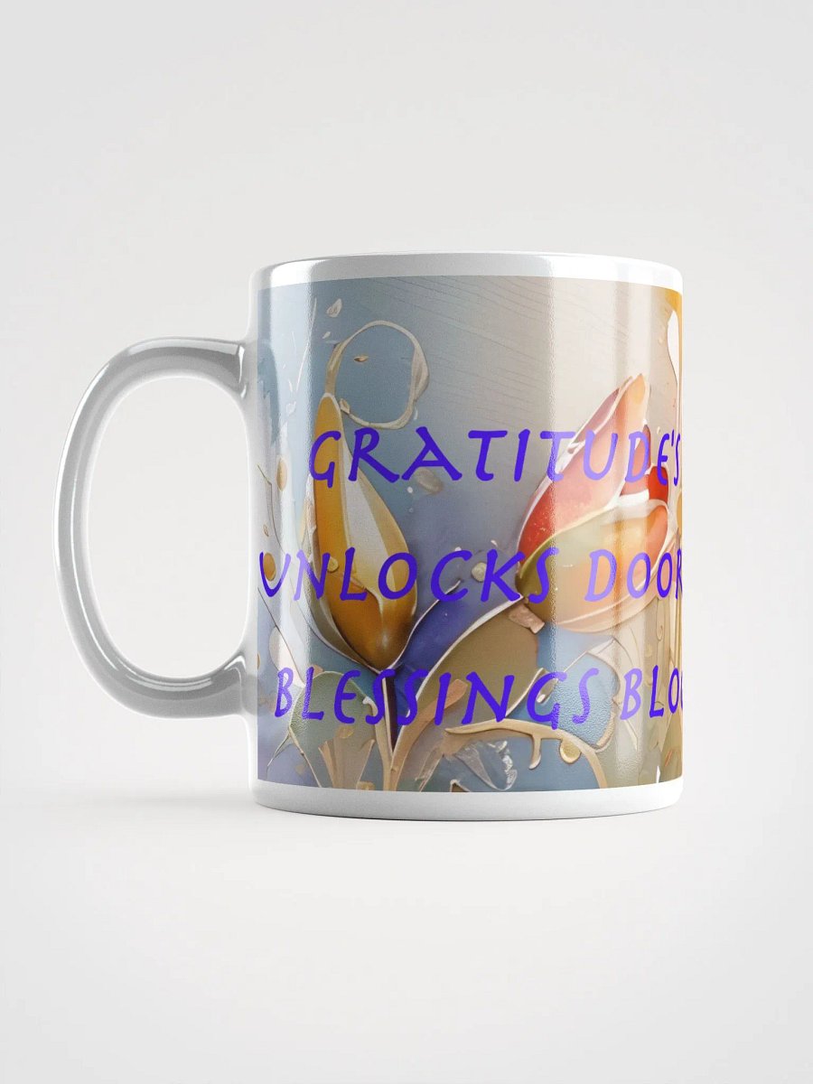 Gratitude's Golden Bloom Mug product image (6)