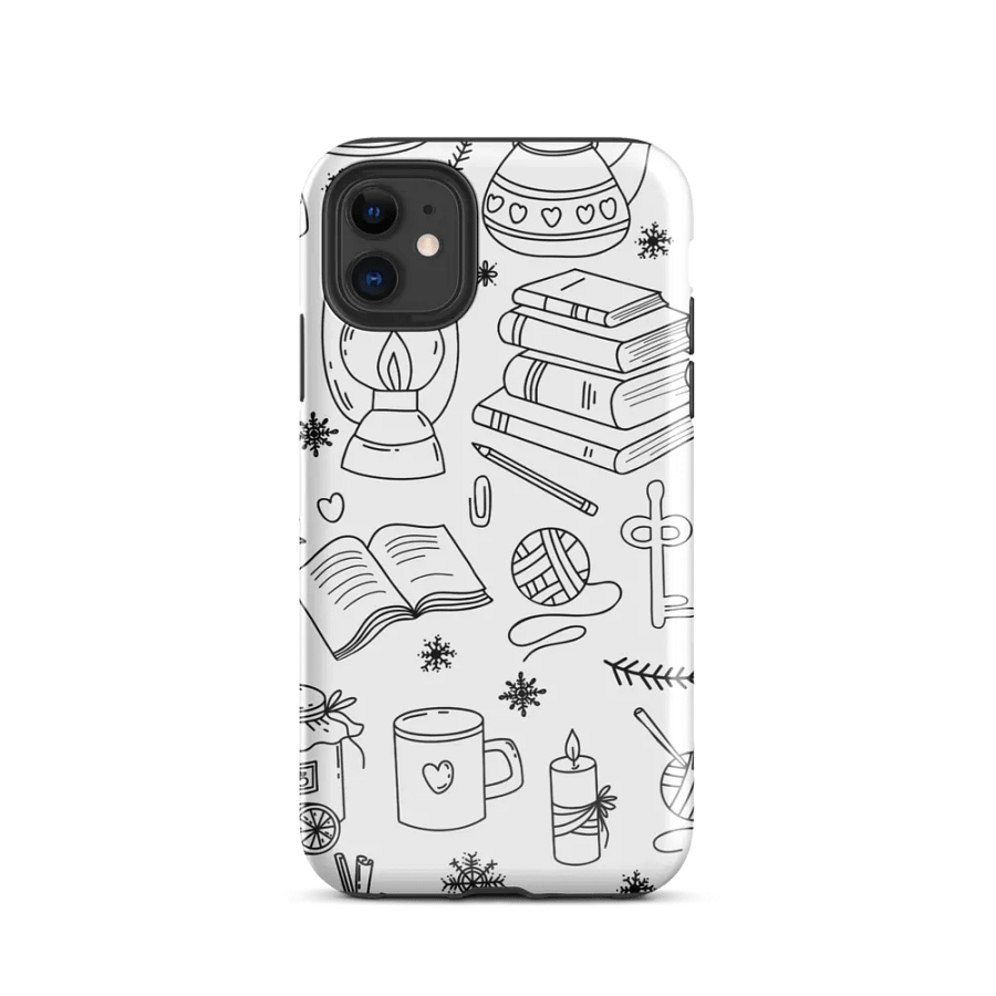 Cozy Home Illustration iPhone® Tough Case product image (24)