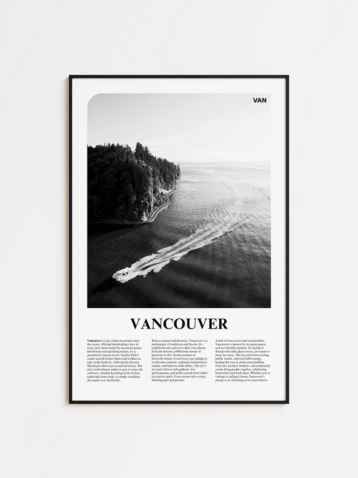 Vancouver 02 Newspaper Poster product image (1)