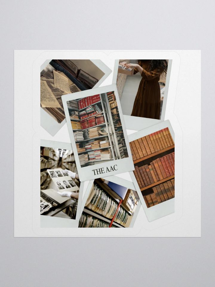 THE ACCESSIBLE ARCHIVIST POLAROID STICKER product image (3)