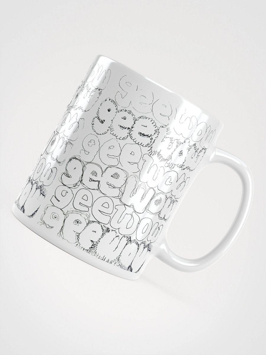Gee Wow White Glossy Mug product image (11)