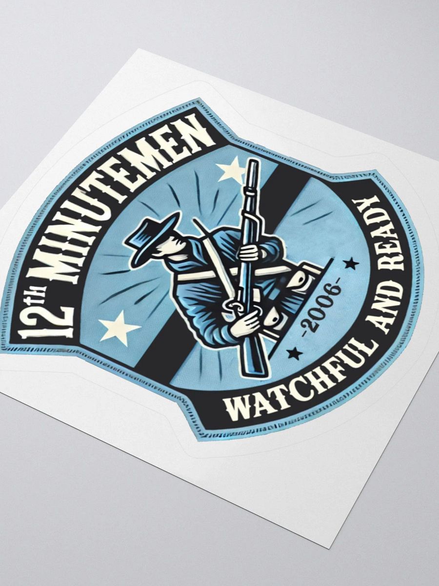 12th Minutemen Sticker product image (8)