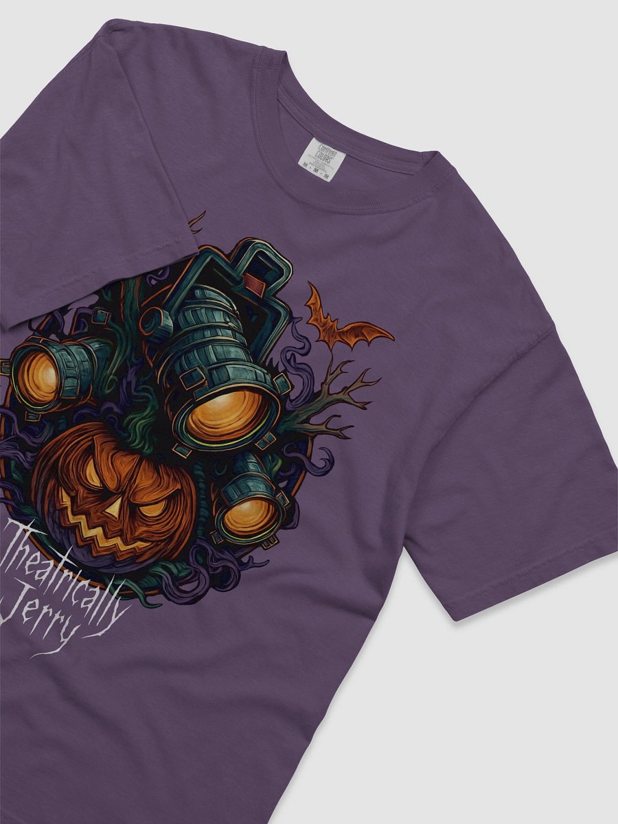 Theatrically Jerry: Halloween Series "Menacing Jack-O'-Lantern" Stage Lights T-Shirt product image (4)