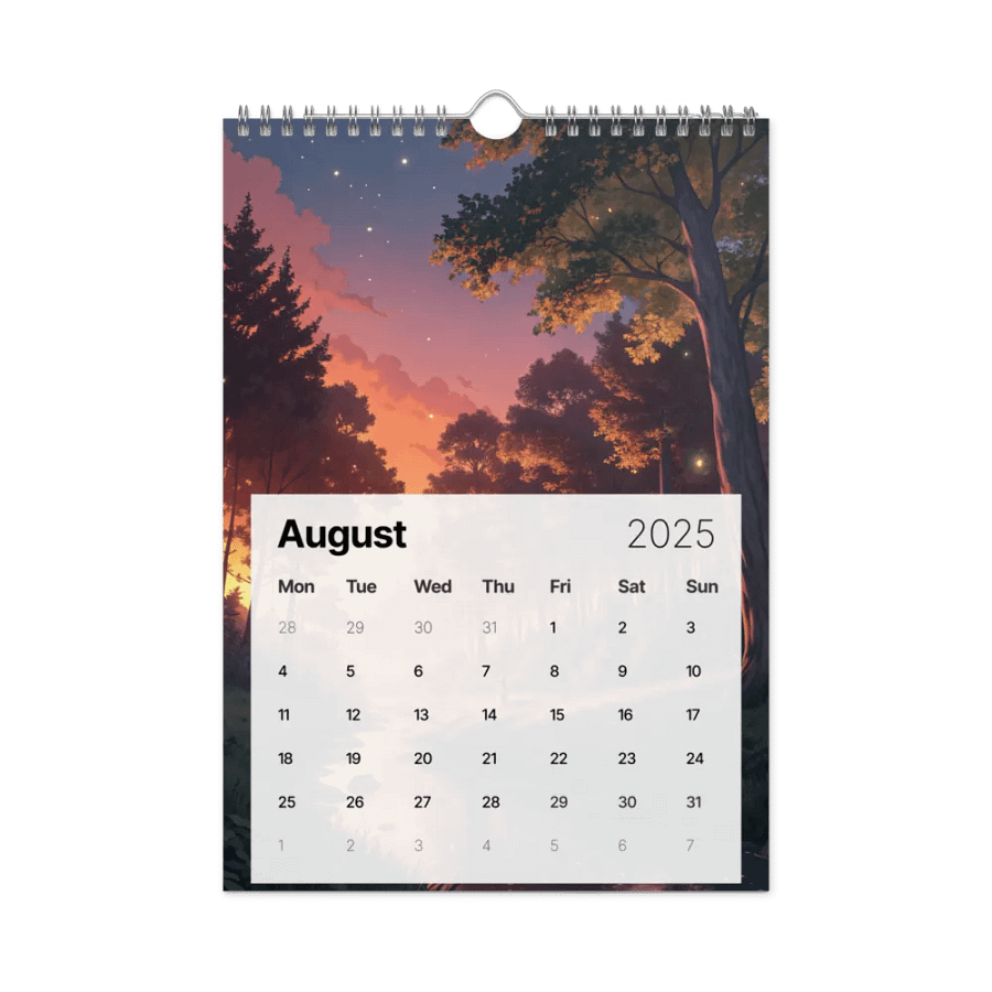 MAGICAL ANIME SEASONS WALL CALENDAR 2025 product image (2)