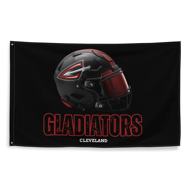 Cleveland Gladiators Team Flag product image (2)
