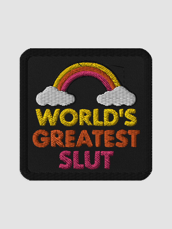 World's Greatest Slut 3 inch patch product image (2)