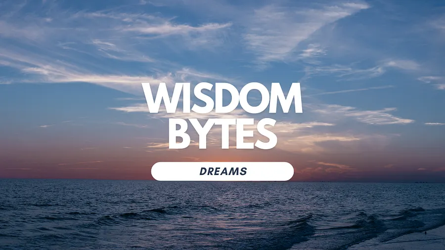 Wisdom Bytes: Dreams: Its all up to YOU! product image (1)