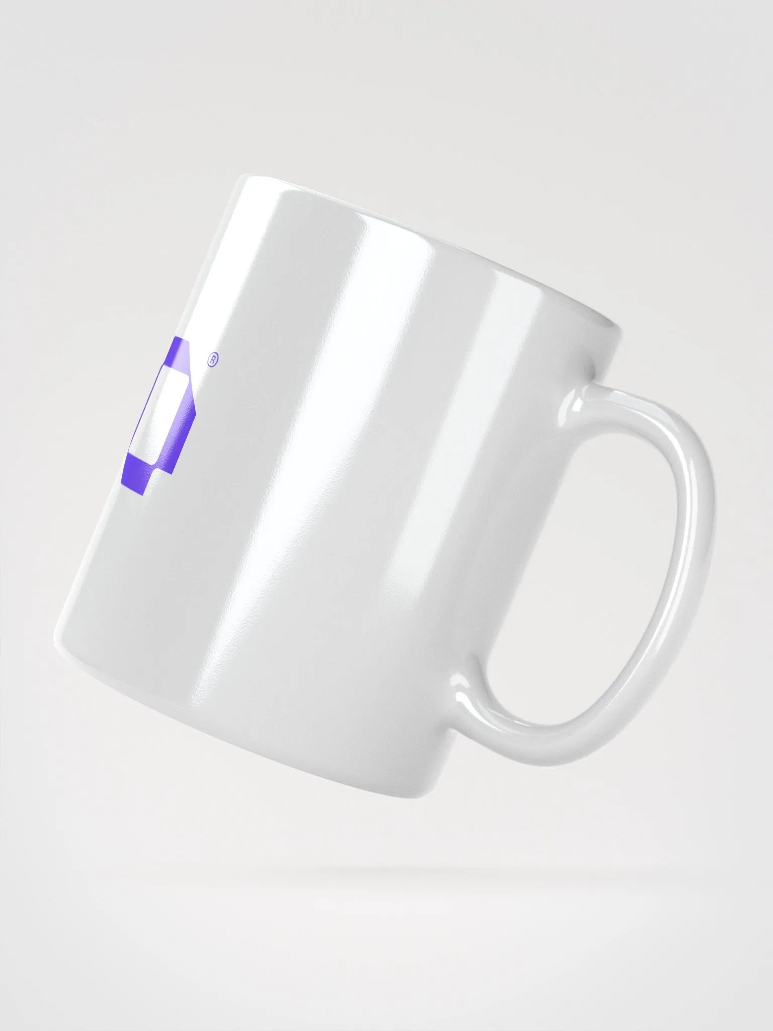 EKO's Purple Logotype Mug (White) product image (3)