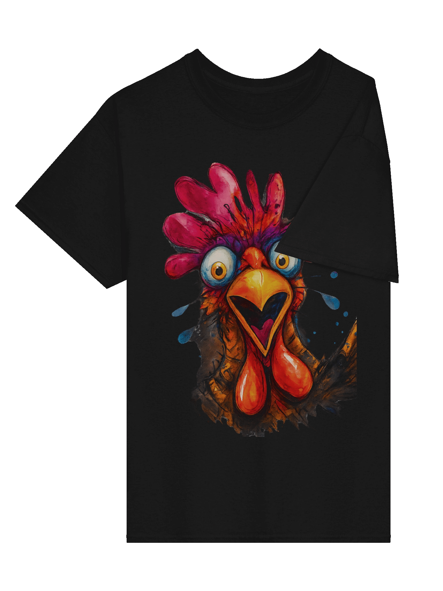 Vibrant Rooster Surprise T-Shirt product image (26)