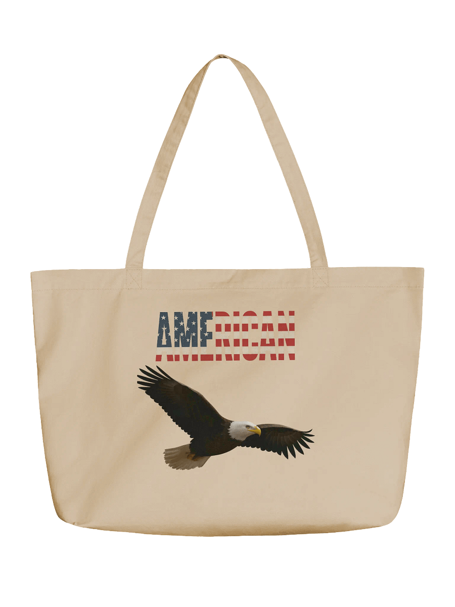 American Pride Organic Tote Bag product image (2)