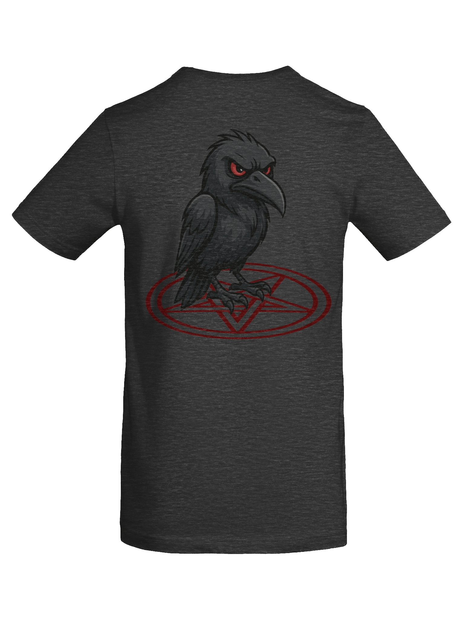 Raven Tee (Black Heather) product image (8)