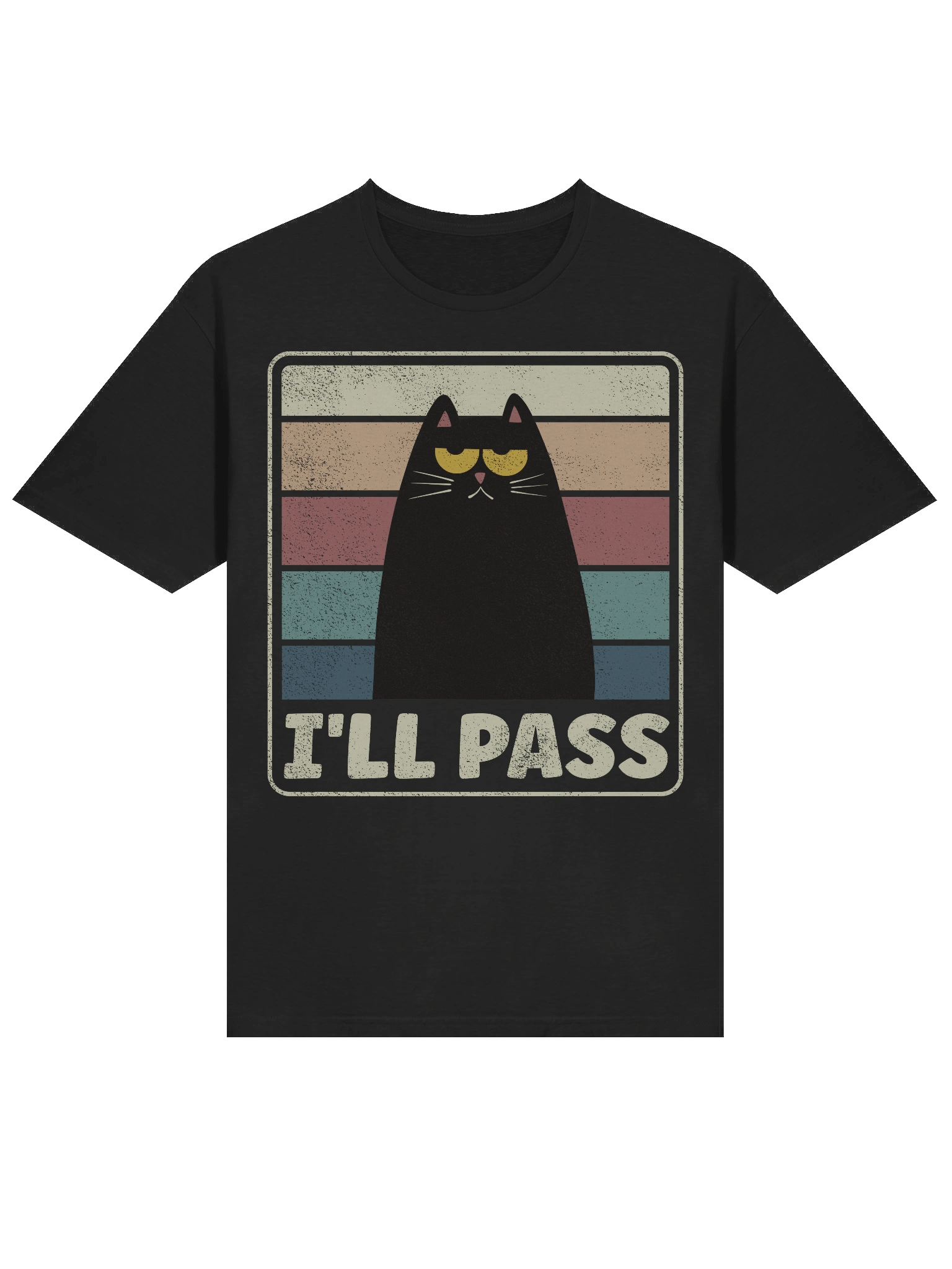 Disinterested Cat I'll Pass T-Shirt product image (16)