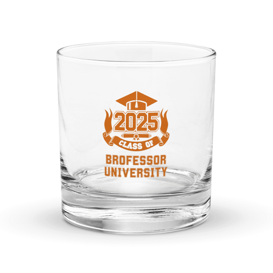 Class of 2025 Graduation Rocks Glass product image (1)