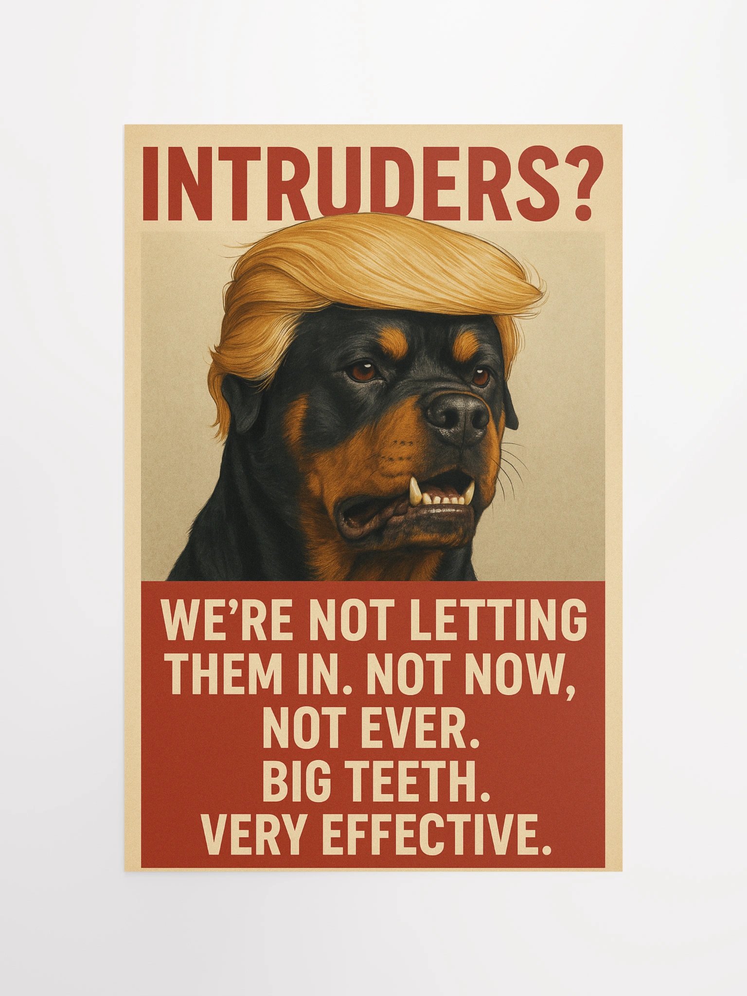 Big Teeth, Very Effective - Rottweiler Poster product image (12)