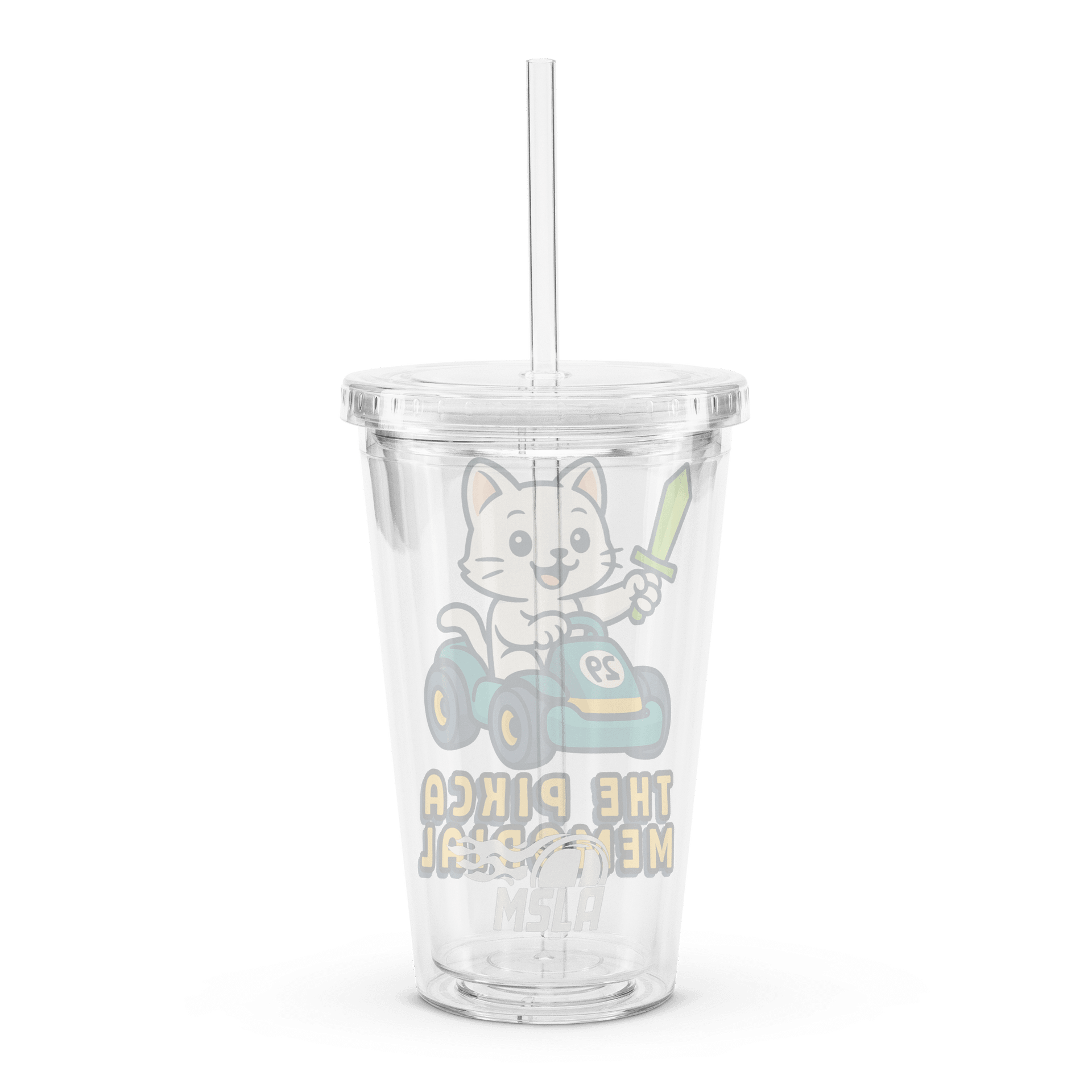 The Pikca Memorial - Double Wall Clear Plastic Tumbler product image (6)