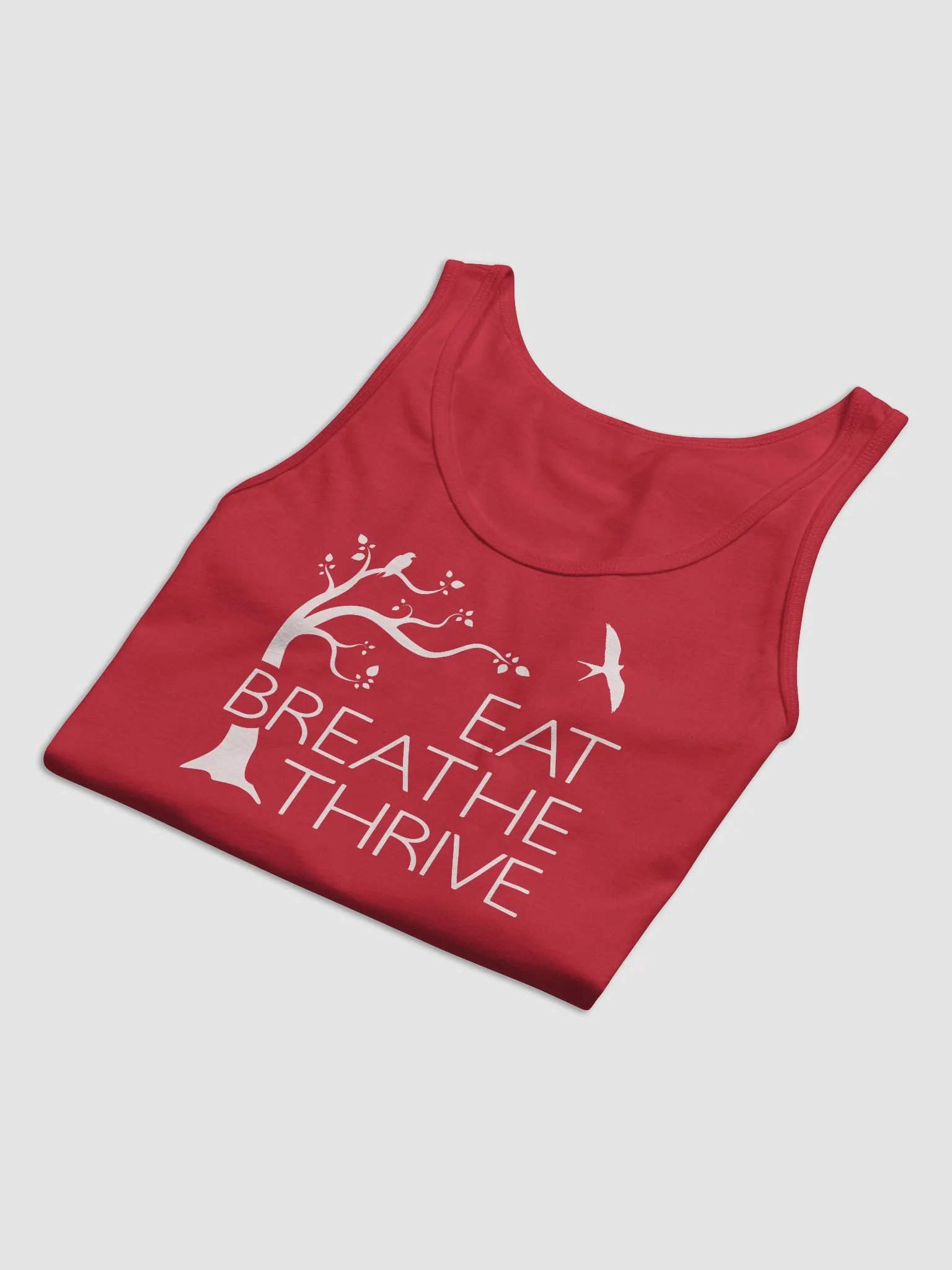 Eat Breathe Thrive | red tank product image (6)