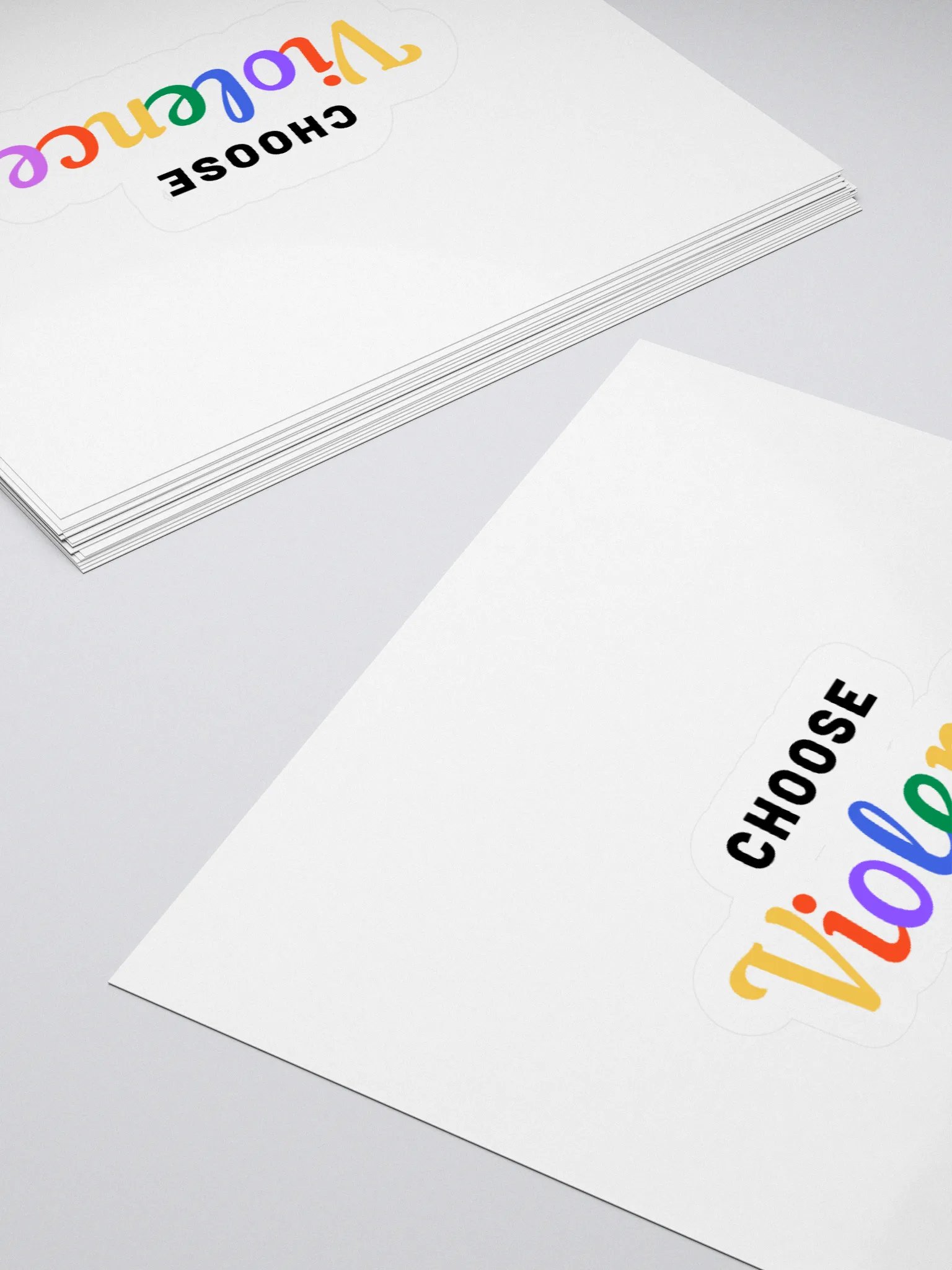 Choose Violence Sticker product image (12)