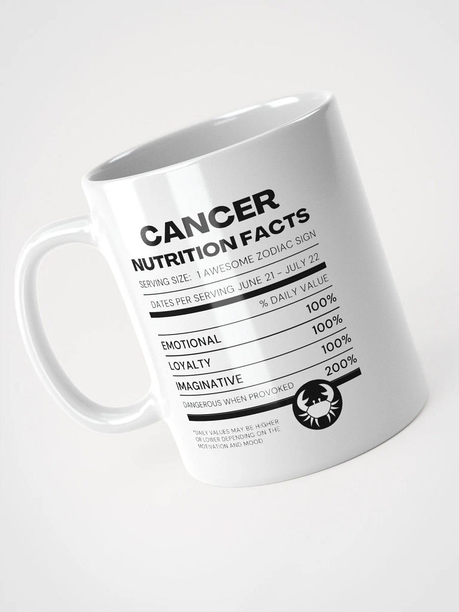 Cancer Nutrition Facts Mug product image (4)