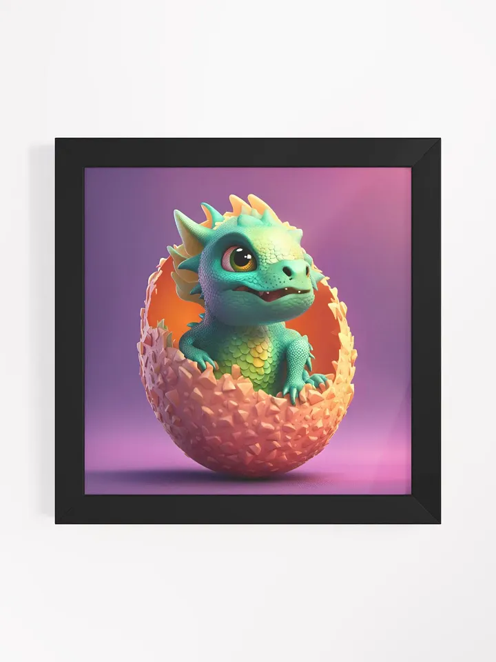 Framed Dragon Egg Poster product image (1)