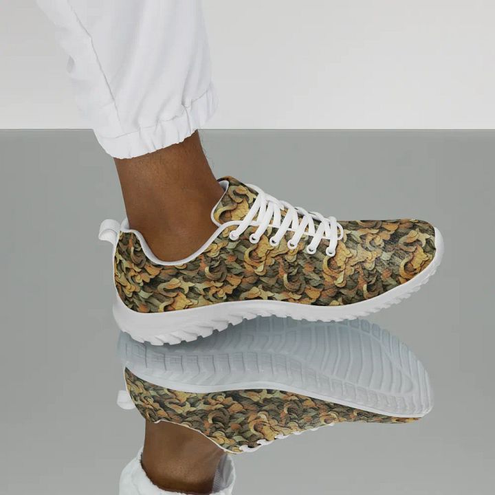 RUSTY FALL CAMO PATTERN MEN'S ATHLETIC SHOES product image (1)