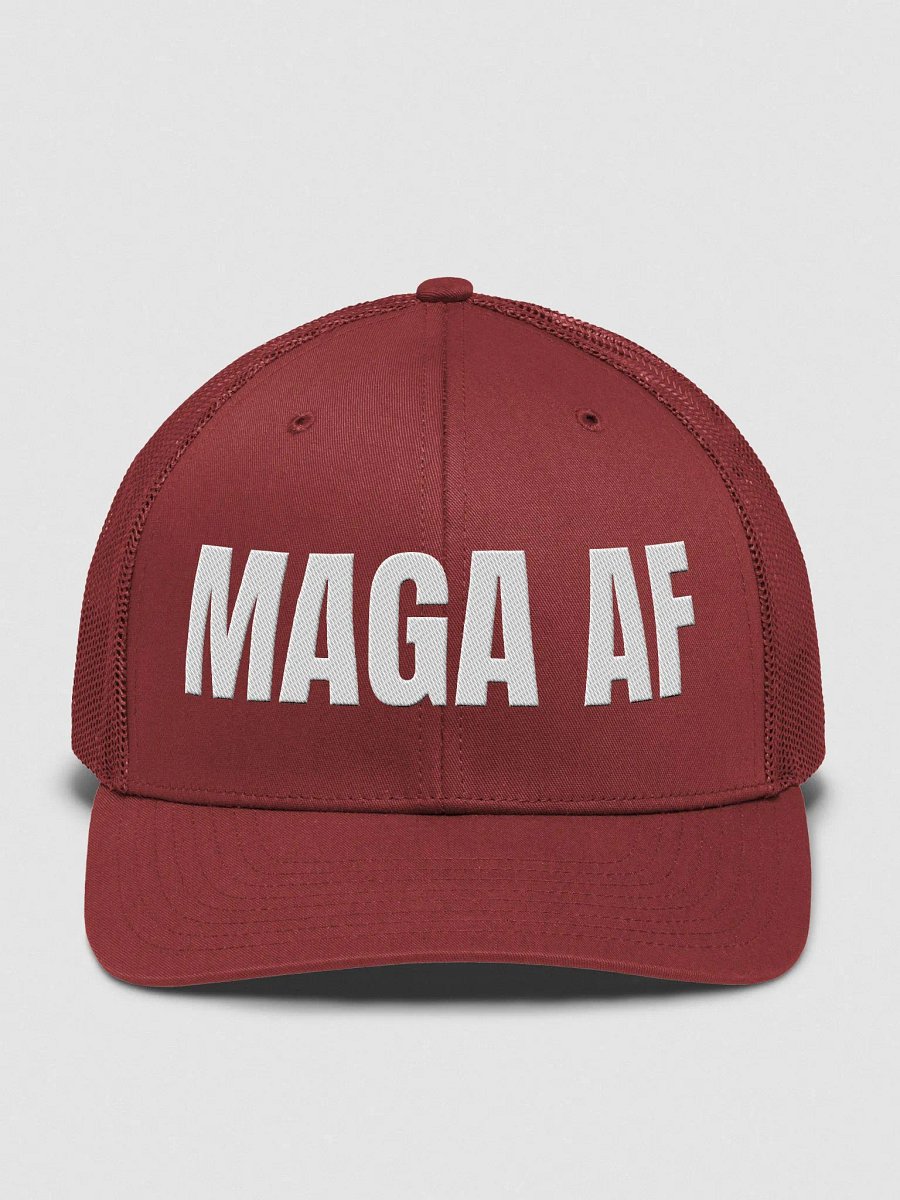 MAGA AF Trucker Hat (White Letters) product image (1)